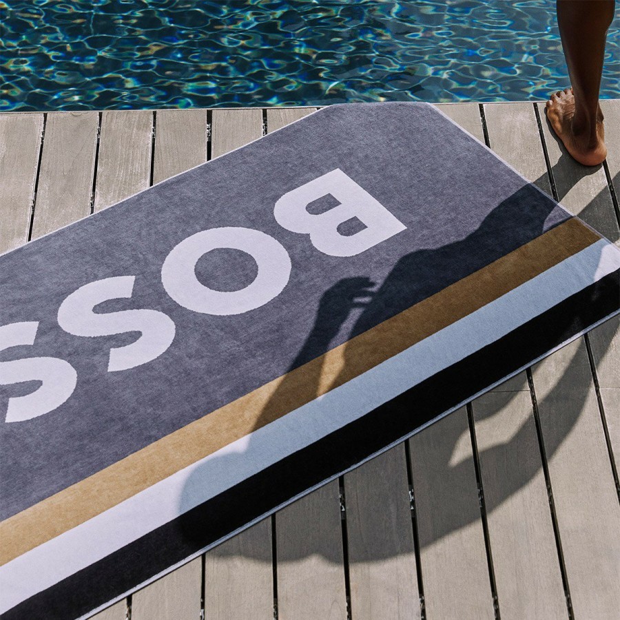 BOSS Home Olivier Desforges | Serviette De Plage Triband